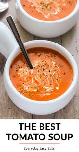 This Creamy Tomato Soup Recipe Is So Quick And Easy To Make Learn How To Make Th Homemade Tomato Soup Recipe Easy Homemade Tomato Soup Easy Tomato Soup Recipe