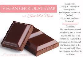 Raw Vegan Chocolate Recipe Fitness For Women By Flavia Del Monte Note Better To Use Raw Honey Vegan Chocolate Recipes Vegan Chocolate Vegan Chocolate Bars