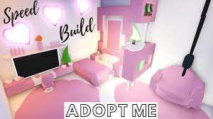 Rocking chairs on the porch. Adopt Me Speed Build Adopt Me Pink Bedroom Adopt Me Building Hacks Youtube