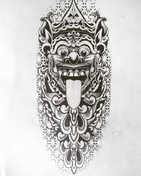 Maybe you would like to learn more about one of these? Rangda Mask Design Ready For A Tattoo Starting Soon Few Minor Changes Left Rangda Balimask Des Balinese Tattoo Mask Tattoo Design Balinese Tattoo Design