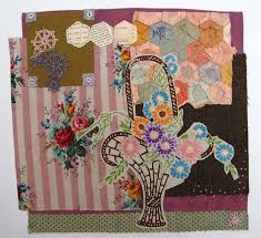 Bits And Pieces Quilt Shop New Hampshire Mandy Pattullo Jubilee Fever Fabric Art Embroidery Art Wool Embroidery