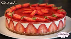 Recette De Cheesecake A La Fraise Youtube Recette Cheesecake Cheesecake A La Fraise Recette Avec Des Fraises