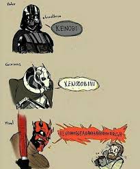 Obi Wan Doesn T Win Everyone Over Lol Maul Though Funny Star Wars Memes Star Wars Memes Star Wars Pictures
