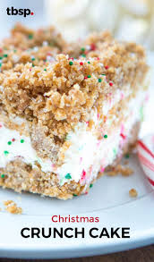 Christmas Crunch Cake Recipe Crunch Cake Delicious Desserts Christmas Cooking