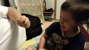 Little Boy Horrified When Dad "Takes" His Ear, In The Cutest Video You'll  See All Week