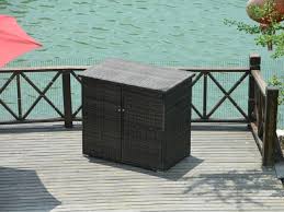 Fast and easy to assemble. Anita Outdoor Patio Storage Box Garden Bench Cushion Steel Pe Rattan Deck Box Brown Home Living Outdoor Storage Delage Com Br