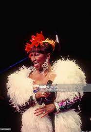 Cuban Born American Salsa Singer Celia Cruz Performs With Her First Celia Cruz Singer Celia
