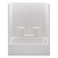 Sectional acrylic shower tub combos solve this problem. One Piece Bathtub Shower Combo