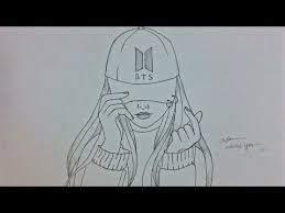Maybe you would like to learn more about one of these? Pin By Imron Hendriansah On Wallpaper Bts Hd In 2021 Anime Female Sketch Wallpaper