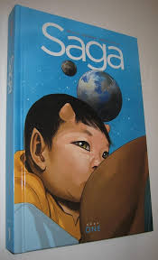 Saga Book One HC Image 1st print Brian K Vaughan Fiona Staples Deluxe  Edition