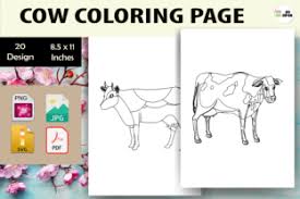 We have collected the best cow coloring pages available online. Cow Coloring Page For Kids Kdp Grafik Von Sei Ripan Creative Fabrica