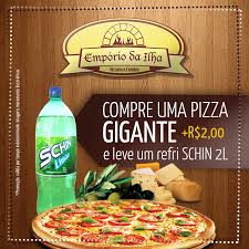 Ola Amigos Que Tal Aquela Pizza Aqui Da Emporiodailha Hoje Heinn Compre Uma Pizza Gigante E Com R 2 00 V Promocao Pizza Promocao De Pizza Pizza Gigante