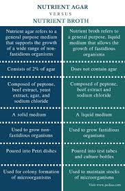 Difference Between Nutrient Agar And Nutrient Broth Definition Facts Preparation Similarities And Diffe Biology Facts Microbiology Study Medical Knowledge