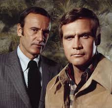 Oscar Goldman (Richard Anderson) and Steve Austin (Lee Majors) from The Six  Million Dollar Man, 1974 to 1978. One of my favorites when I was a kid, I  even had the action figure!