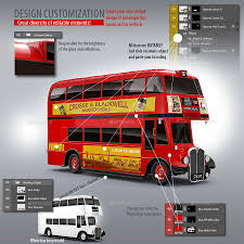 London Double Decker Bus Red Coach Mock Up In 2020 Double Decker Bus London Tourist Bus