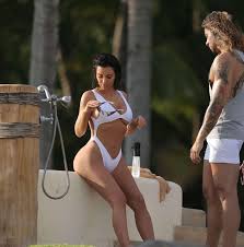 Kim on july 12, 2021. Kim Kardashian In A Bikini On Beach In Mexico 04 Gotceleb