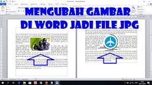 Cara Mengubah Menyimpan Gambar Di Word Jadi Jpg Atau Tipe Gambar Yang Lain Youtube