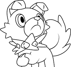 Rockruff sm06 sun & moon promo. Pin By Olivia Valentin On Pokemon Pokemon Coloring Pages Cartoon Coloring Pages Moon Coloring Pages