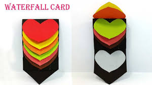 Fold the card in half and press to sharpen the creases. Pop Up Card Heart Learn How To Make A Popup Heart Greeting Card Handmade Pop Up Card Paper Crafts Youtube