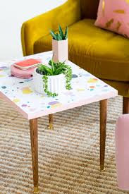 Simple Diy Faux Terrazzo Coffee Table Video How To Sugar Cloth Coffee Table Coffee Table Video Diy Projects