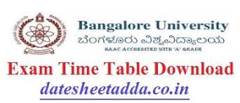 Besides, we have given the direct link to … Bangalore University Time Table 2021 Available Ba Bsc Bcom Odd Sem Schedule