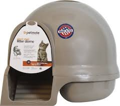 Booda Dome Cleanstep Cat Box Brushed Nickel By Booda Http Www Amazon Com Dp B0002dh8le Ref Cm Sw R Pi Dp Litter Box Cat Litter Box Cat Litter Box Furniture