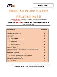 Jumlah yuran pengajian di unikl boleh dirujuk di unikl fee. Panduan Pendaftaran