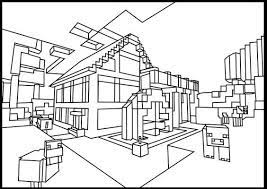 Download Or Print The Free Minecraft Home Coloring Page And Find Thousands Of Other Minecraft Hom Minecraft Coloring Pages House Colouring Pages Coloring Pages