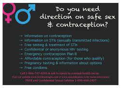 Review all of the information we have provided for the clinics. Sexual Health Clinic