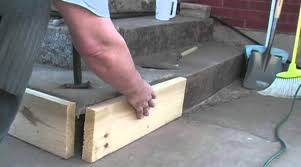 Replacing the concrete deck with wood could have been done in one of two ways: Keep Concrete Steps Looking Fresh With This Easy Fix Cottage Life