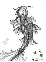 12 Koi Fish Dragon Drawing Koi Dragon Tattoo Koi Tattoo Design Koi Tattoo