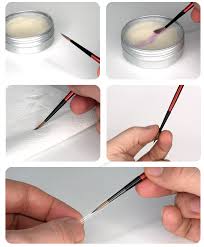 Lay your brushes out to dry horizontally. Miniature Paint Brush Cleaning Tips Redgrassgames