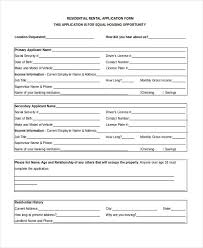 Apartment Application Form In 2020 Application Form Rental Application Apartment Rental Application