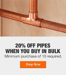 Always check with local code restrictions before using pvc pipes for hot water delivery lines. Pipe Fittings The Home Depot