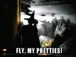 Fly My Pretties Monkeys Gif Flymypretties Monkeys Thewizardofoz Discover Share Gifs Wizard Of Oz Memes Wizard Of Oz The Wonderful Wizard Of Oz