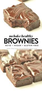 No Bake Brownies Healthy Vegan Desserts Vegan Desserts Vegan Sweets