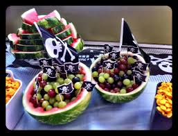 Birthday Themes For 6 Year Old Boy Pin By Shannon Rainwater On Pirate Party Pirate Birthday Watermelon Birthday Parties Hawaiian Birthday Party