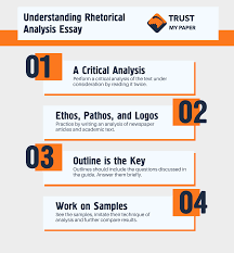Use logos, or logic, to argue the majority of your point. Learn How To Write A Rhetorical Analysis Essay On Trust My Paper