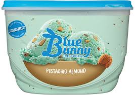 Pistachio Almond Ice Cream Blue Bunny Ice Cream Pistachio Ice Cream
