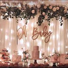 Oh Baby Wood Baby Shower Sign Oh Baby Baby Shower Etsy Girl Shower Themes Girl Baby Shower Decorations Baby Girl Shower Themes