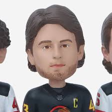 Jack Hughes & Luke Hughes & Quinn Hughes New Jersey Devils & Vancouver  Canucks Mini Bobblehead Scene