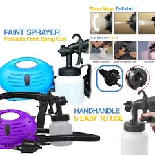 A spray gun reduces time, effort and creates a quality finish ensuring that the color will be applied to the. Paint Sprayer Diy Electric Portable Paint Spray Gun Shopee Malaysia