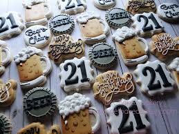 21st Birthday Cookie Cake Ideas 21st Birthday Beer Cookies 21st Birthday Cakes Beer Cookies 21st Birthday Cake For Guys