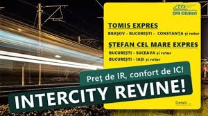 De asemenea, va fi introdus serviciul de trenurile interregio care pleacă din bucurești nord spre constanța nu vor avea oprire și în gara băneasa, lucru valabil și pentru cele care vin de la malul mării. Cfr CÄƒlÄƒtori Introduce Anul Viitor Perechea De Trenuri Tomis Expres Intre BraÈ™ov È™i ConstanÈ›a È™i Promite O VitezÄƒ MaximÄƒ De CirculaÈ›ie De 160 Km H Gonext