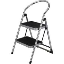 Buy 2 Step Chrome Step Stool At Argos 35 But Not Currently Available For Home Delivery Kitchen Step Ladder Step Stool Stool