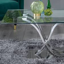 As styles comes and go, it adapts and keeps its position in the spatial configuration before you start looking for a glass top coffee table, it's important to take some time to consider the advantages as well as the disadvantages that come with it. Urban Deco Wave Glass And Chrome Coffee Table