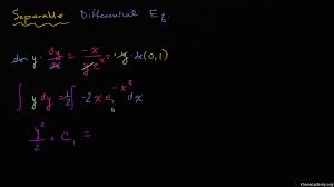 C = 1 3 i.e. Separable Equations Introduction Differential Equations Video Khan Academy
