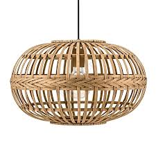 Eglo 49771 Lampa Wiszaca Amsfield 1xe27 60w Wicker Pendant Light Pendant Light Ceiling Pendant Lights