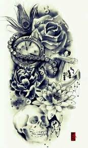 Tattoo Collage Tattoos Sleeve Tattoos Skull Tattoo Design