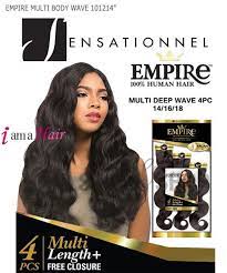 Maybe you would like to learn more about one of these? Sensationnel 3 Pcs Closure Empire Multi Body Wave 121416 Weave Extention